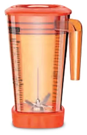 Waring 2 L Orange Copolyester Raptor Jar CAC95I-28 Orange