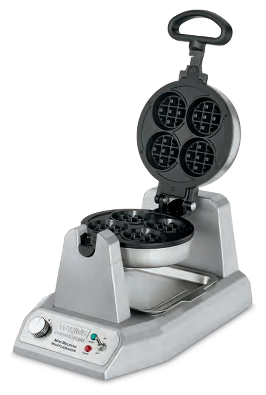 Waring Single Mini Belgian Waffle Maker WMB400XCE Mini (EU F-plug (Schuko))