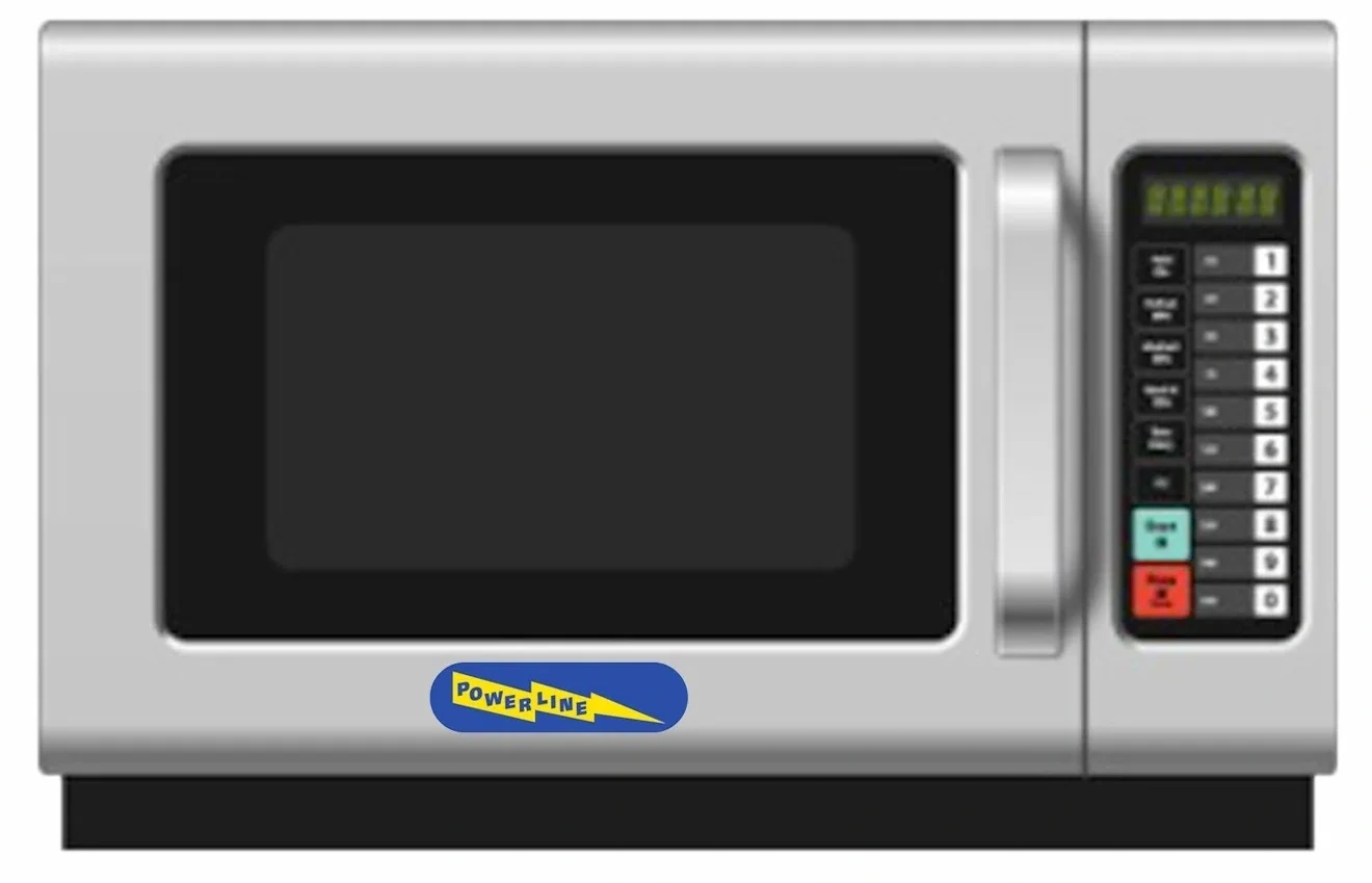 Powerline Commercial Microwave Oven PEC18-60-B 34 L 1800 W