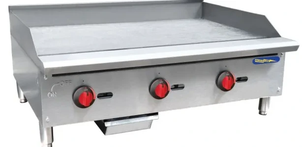Powerline Gas Countertop Heavy Duty Griddle PBT36-0-36G-A 525 x 909 mm